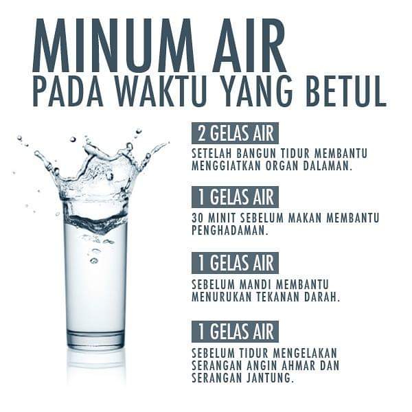 minum air