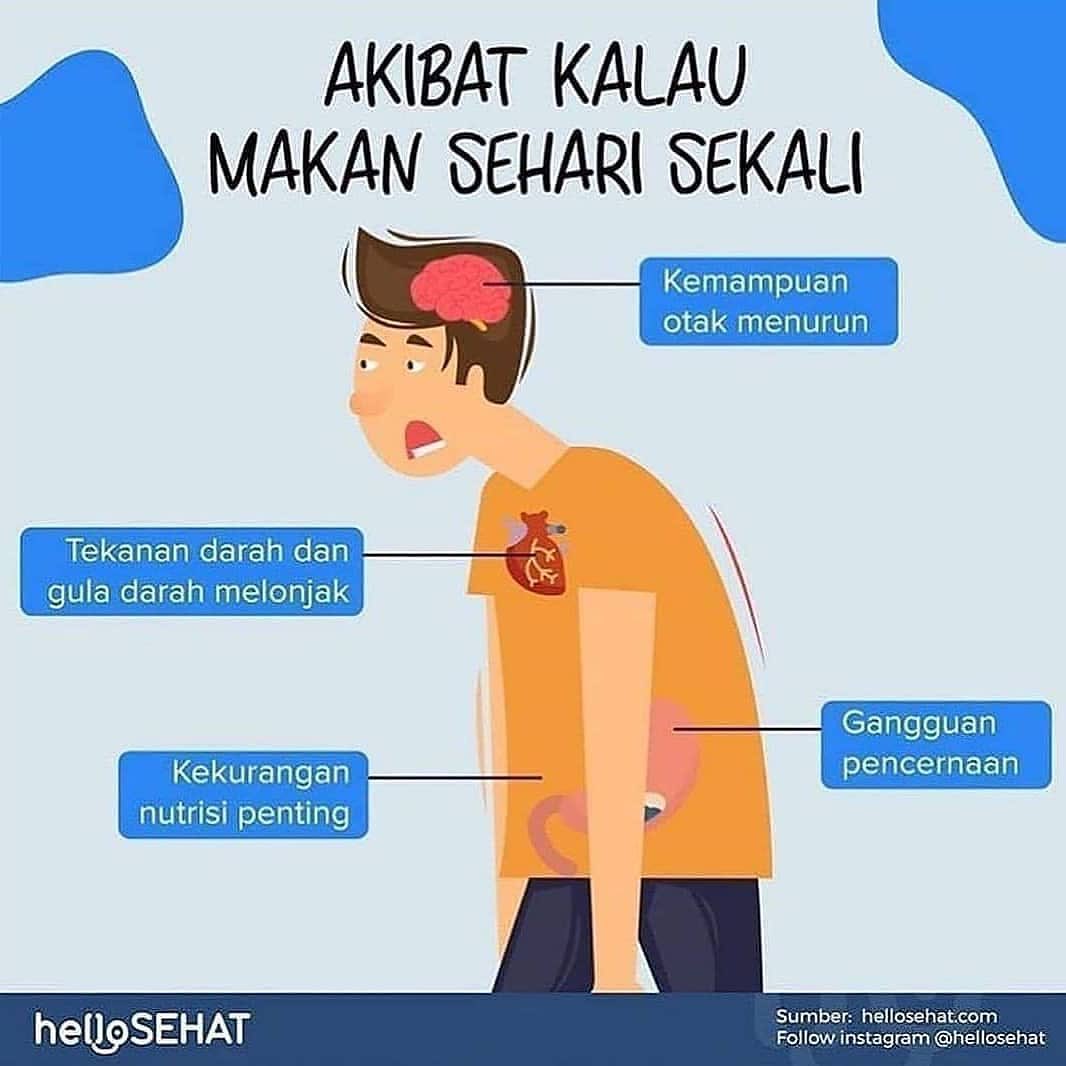 kesan makan sekali sehari