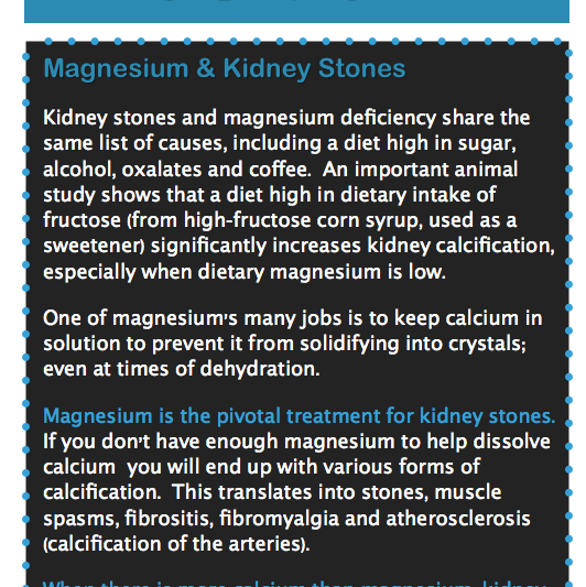 Magnesium Cegah Batu Karang ? Satu Analisis Mendalam