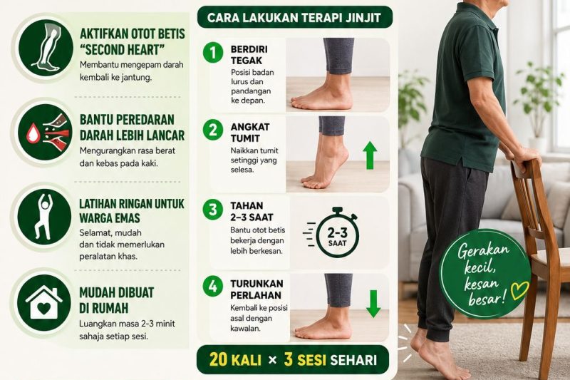 Terapi Jinjit: Senaman Ringkas Yang Berpotensi Besar Untuk Kesihatan Jantung, Strok dan Tulang Belakang