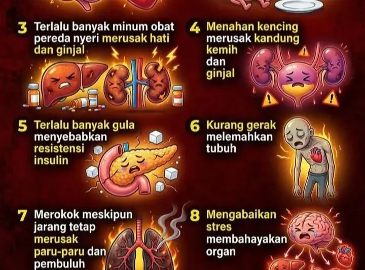 Tabiat Harian Yang Membunuh Anda Perlahan-lahan