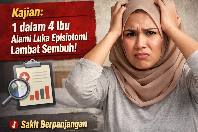 Luka Bersalin Lambat Sembuh? Ini Punca Jahitan Bersalin Jadi Sakit Berpanjangan