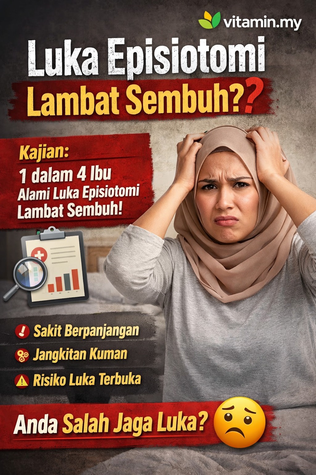luka episiotomi lambat sembuh