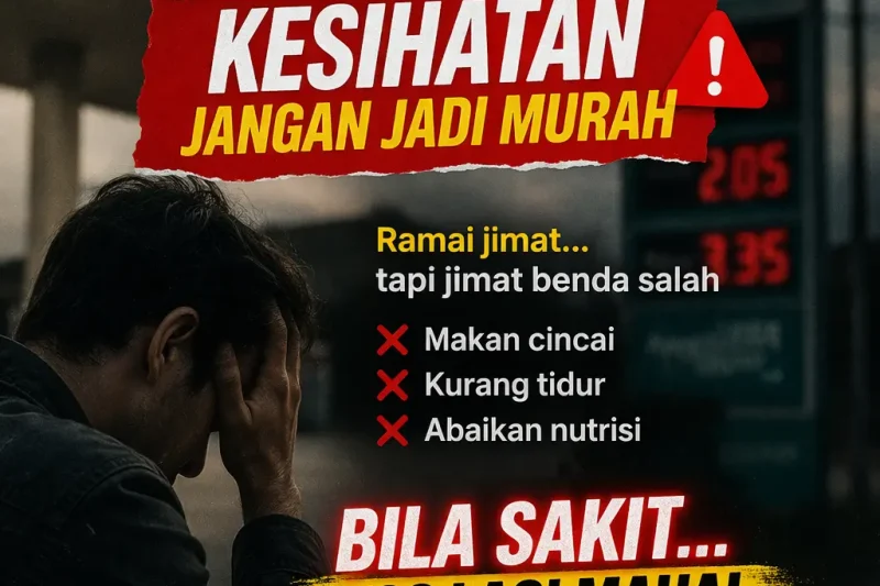 Minyak Makin Mahal… Kesihatan Jangan Jadi Murah