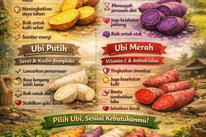 Ubi – Bukan Sekadar Karbo – SUPERFOOD Orang Kampung !!!