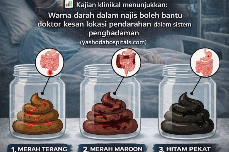 Warna Darah Dalam Najis —Apa Yang Badan Cuba Beritahu Anda