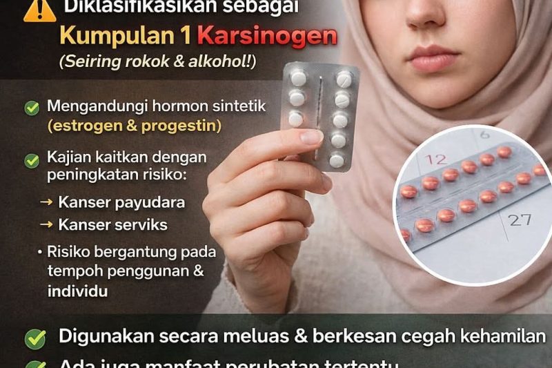 Pil Perancang = Karsinogen? Apa Wanita Perlu Tahu Secara Mendalam