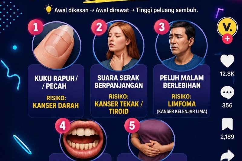 benda biasa tanda awal kanser