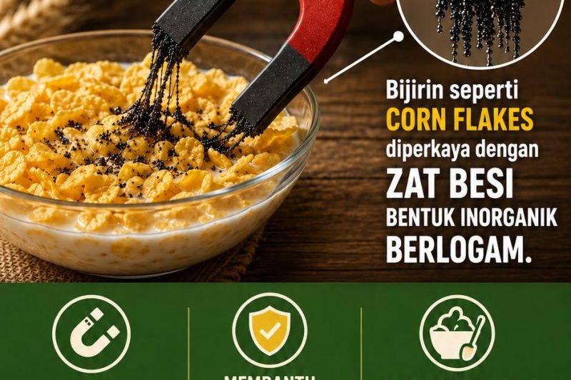 Bijirin Sarapan Anda Mengandungi Logam? Inilah Kebenaran Tentang Zat Besi Dalam Makanan Diperkaya