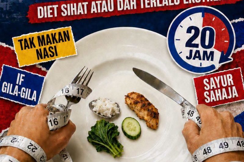 Budaya “Maxxing” di Malaysia: Bila Diet Sihat Bertukar Menjadi Terlalu Ekstrem