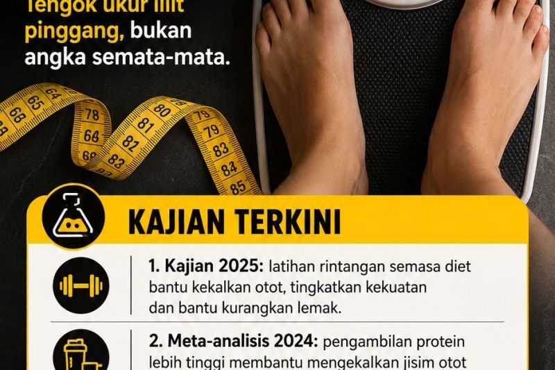 fokus perut bukan penimbang
