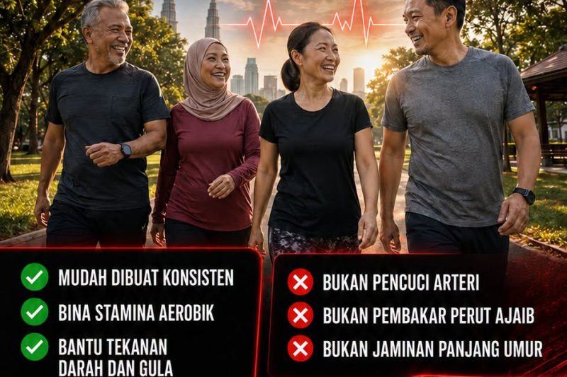 Zone 2 Cardio: Rahsia Panjang Umur, Pencuci Arteri atau Sekadar Hype?
