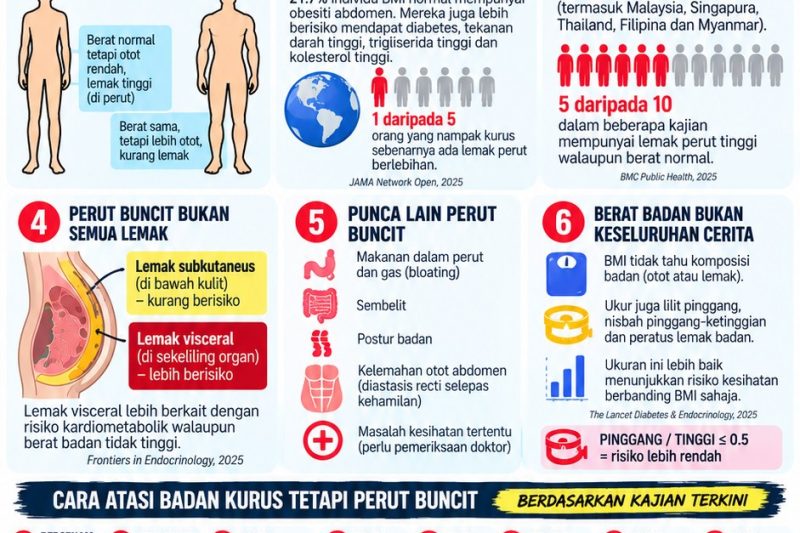 badan kurus tapi perut buncit